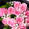 Valentine's Day 12 Stem Pink Rose Bouquet With Designer Box, Toronto Same Day Flower Delivery, Valentine's Day gifts, rose gifts, pink roses
