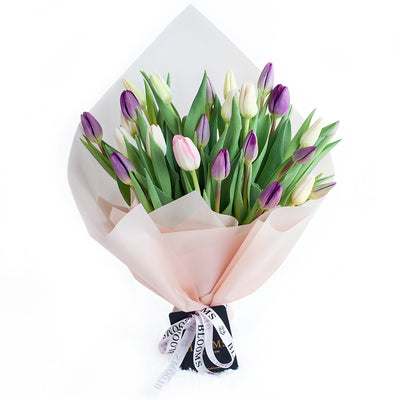 Toronto Same Day Flower Delivery - Toronto Flower Gifts - Lilac Tulip Bouquet