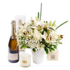Champagne and Mixed Bouquet - Flower Gift Set - Same Day Toronto Delivery 