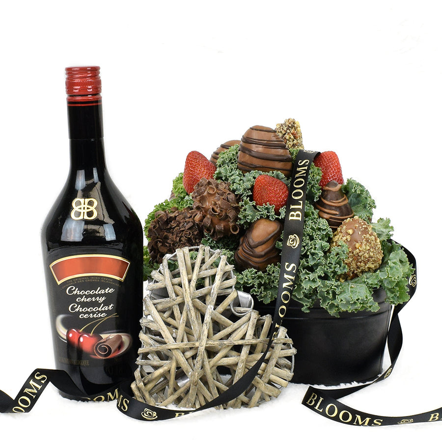 Mother’s Day Chocolate Covered Strawberry Gift & Liquor – Mother’s Day Gifts – Toronto delivery