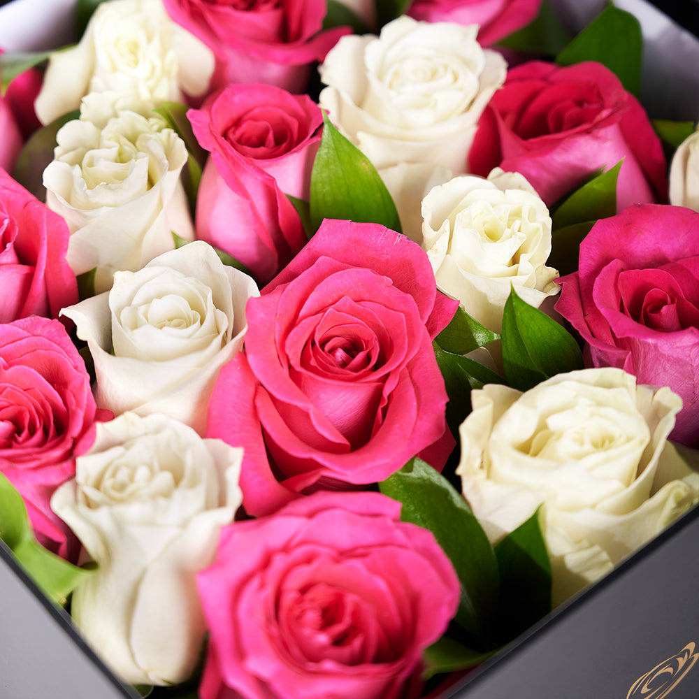 Mother’s Day Red & White Rose Box Gift – Mother’s Day Gifts – Toronto delivery