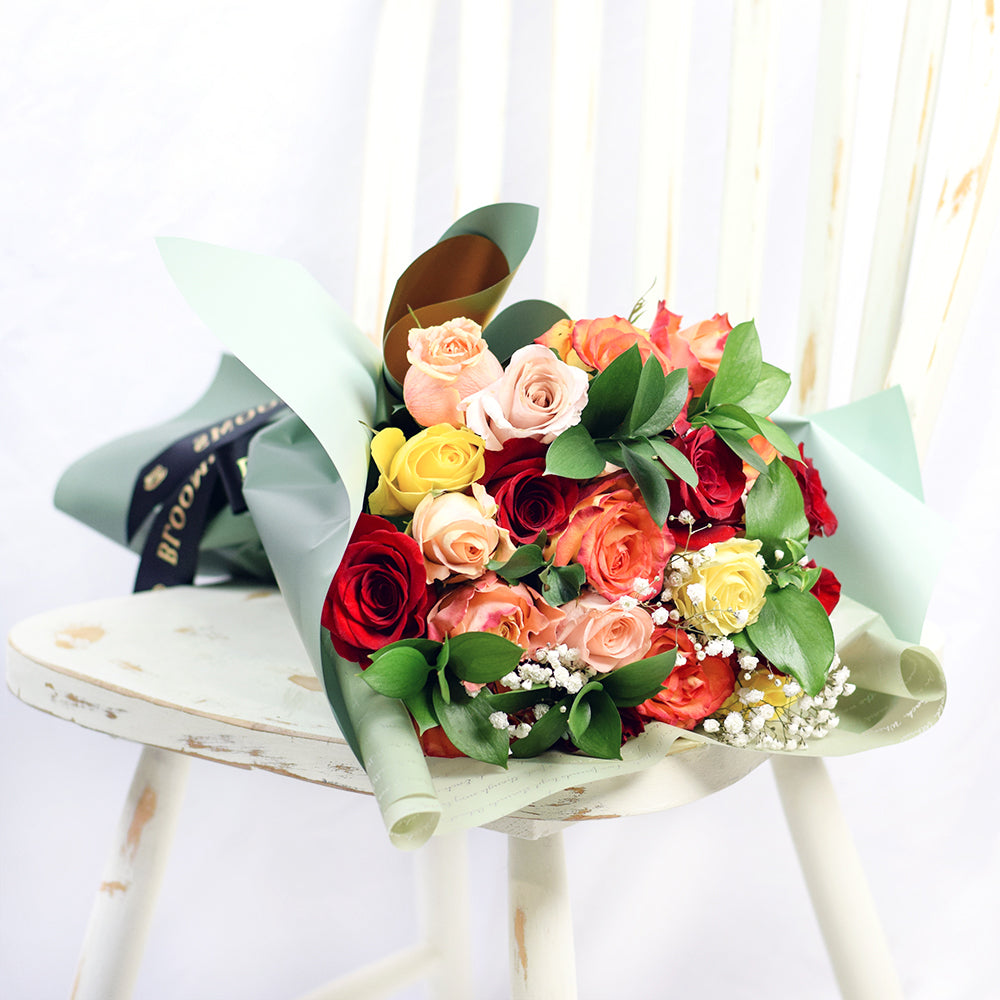 Rustic Arcadia Rose Bouquet