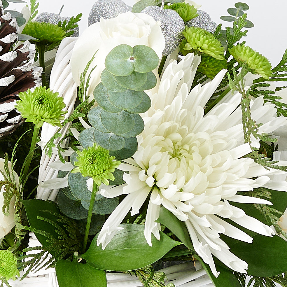 Mixed flower arrangement, Mixed Floral Arrangement, Flower Arrangement, Floral Arrangement, holiday, christmas, Set 24010-2021, holiday floral delivery, delivery holiday floral, christmas arrangement canada, canada christmas arrangement, toronto