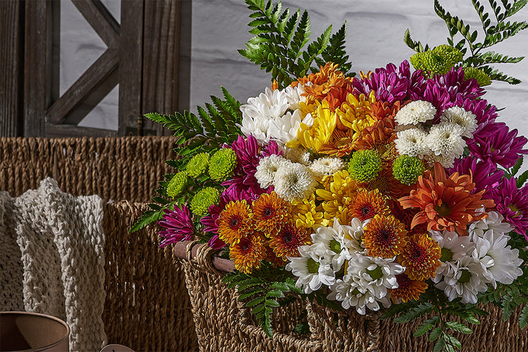 Weekly office flower refresh arranged by Toronto florists