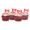 Canada Day Red Velvet Cupcakes, canada day gifts, canada day, gourmet gift, gourmet, cake gift, cake