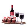 Canada Day Wine Gift Set, canada day, wine gift, wine, gourmet gift, gourmet, cake gift, cake