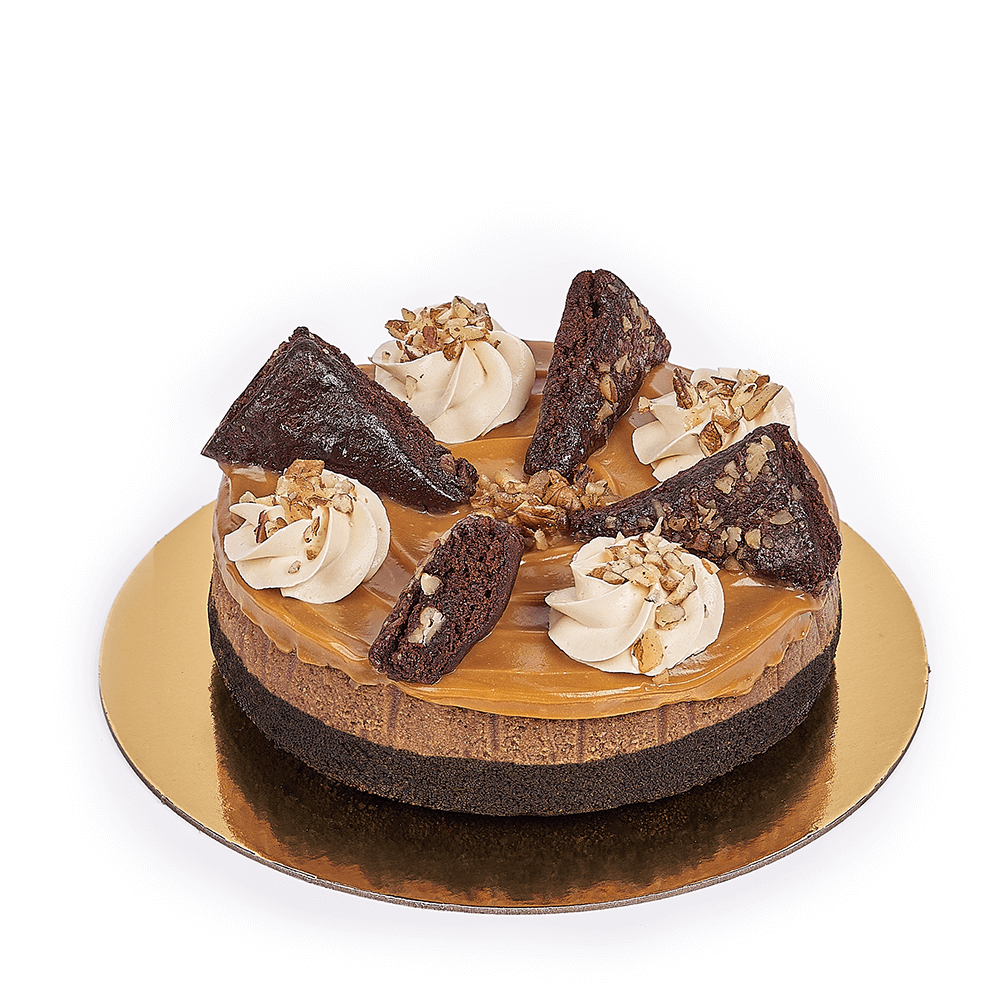 Caramel Pecan Fudge Cheesecake