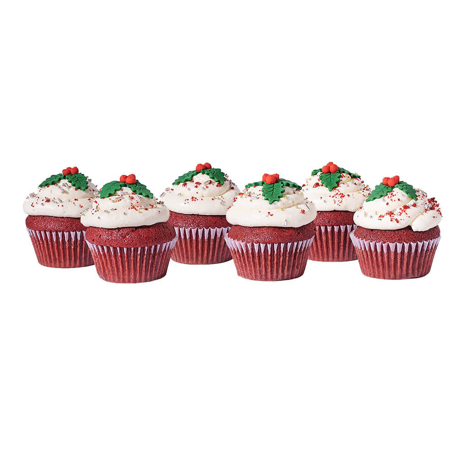 Christmas Party Cupcakes, christmas gift, christmas, holiday gift, holiday, gourmet gift, gourmet