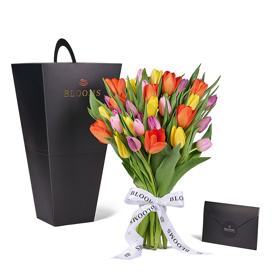 Encapsulated Elegance Tulip Bouquet