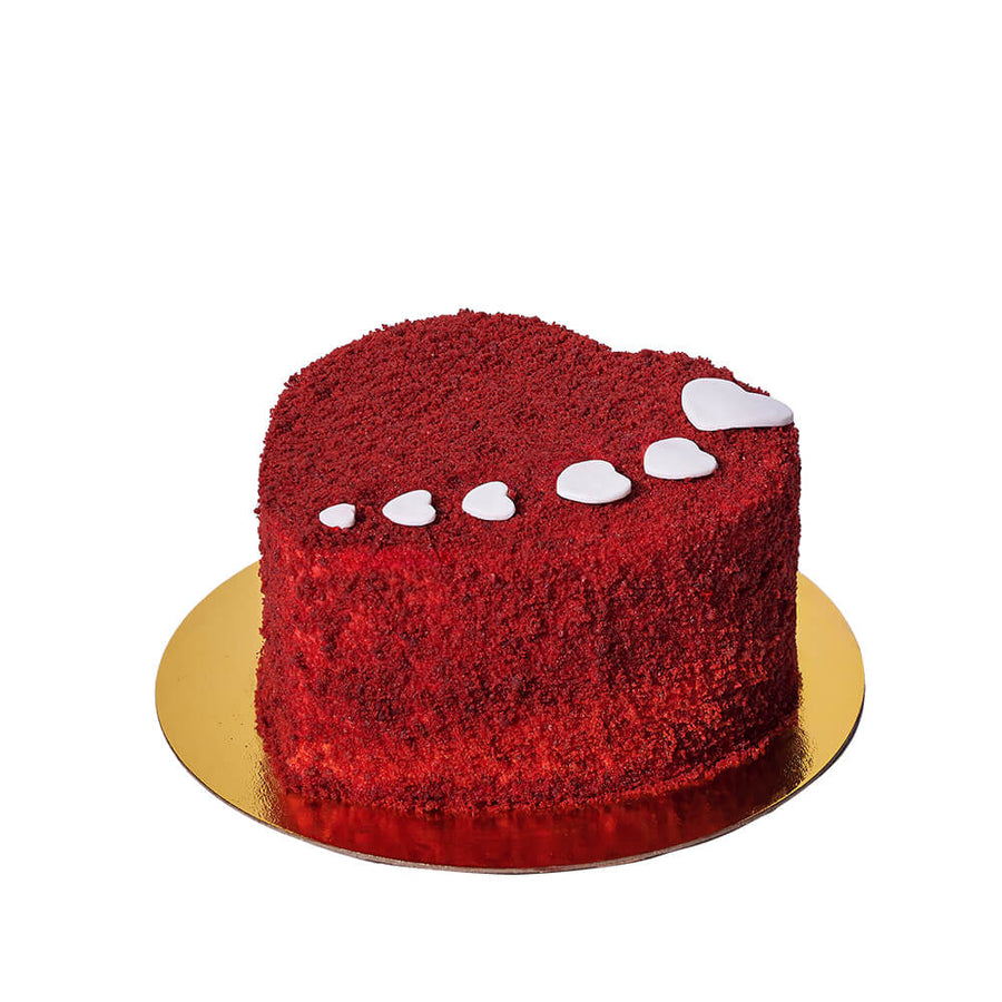 Heart Red Velvet Cake, cake gift, cake, gourmet gift, gourmet, baked goods gift, baked goods