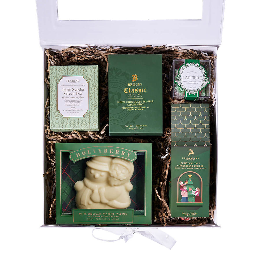 Holiday Green Tea Gift Box, tea gift, tea, gourmet gift, gourmet, christmas gift, christmas, holiday gift, holiday