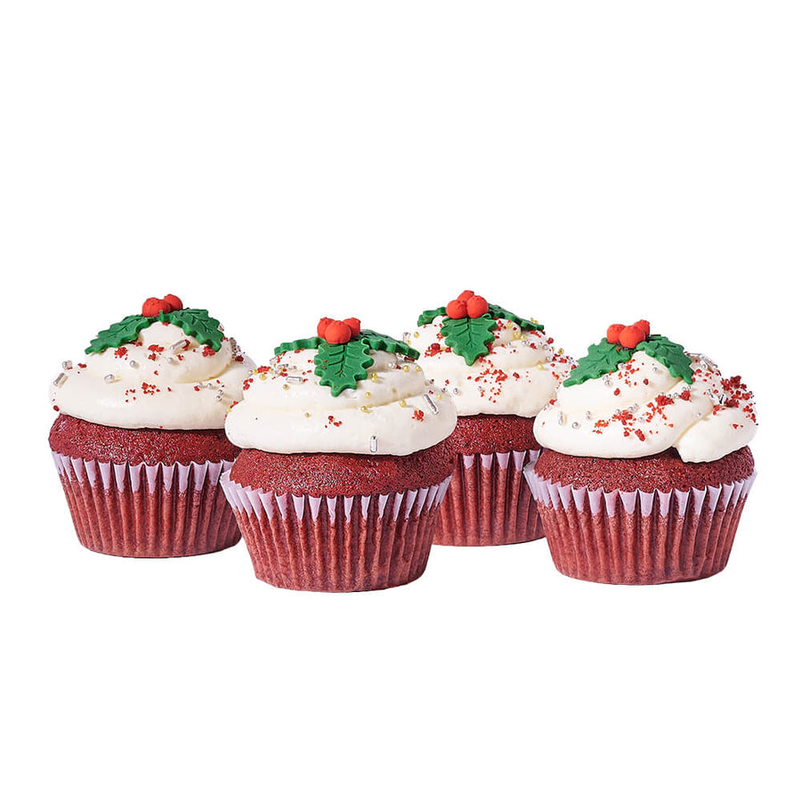 Indulgent Christmas Cupcakes, christmas gift, christmas, gourmet gift, gourmet, holiday gift, holiday, cupcake gift, cupcake