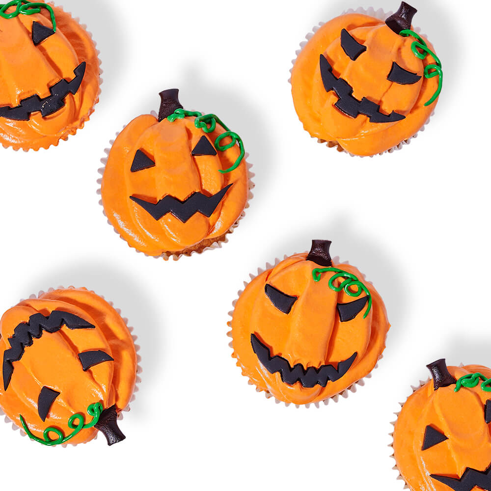 Jack-O-Lantern Cupcake Sharing Gift