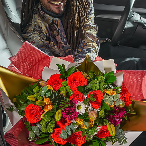 Florists preparing bouquets for same-day flower delivery in Toronto