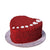 Large Heart Red Velvet Cake