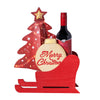 Merry Christmas Wine Sleigh, christmas gift, christmas, holiday gift, holiday, gourmet gift, gourmet
