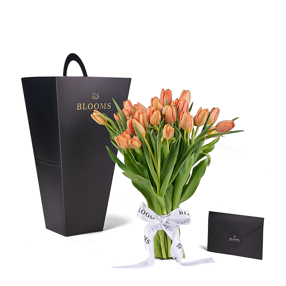 Midsummer Night Tulip Bouquet, tulip gift, tulip, flower gift, flower, seasonal flower gift, seasonal flower, Toronto delivery