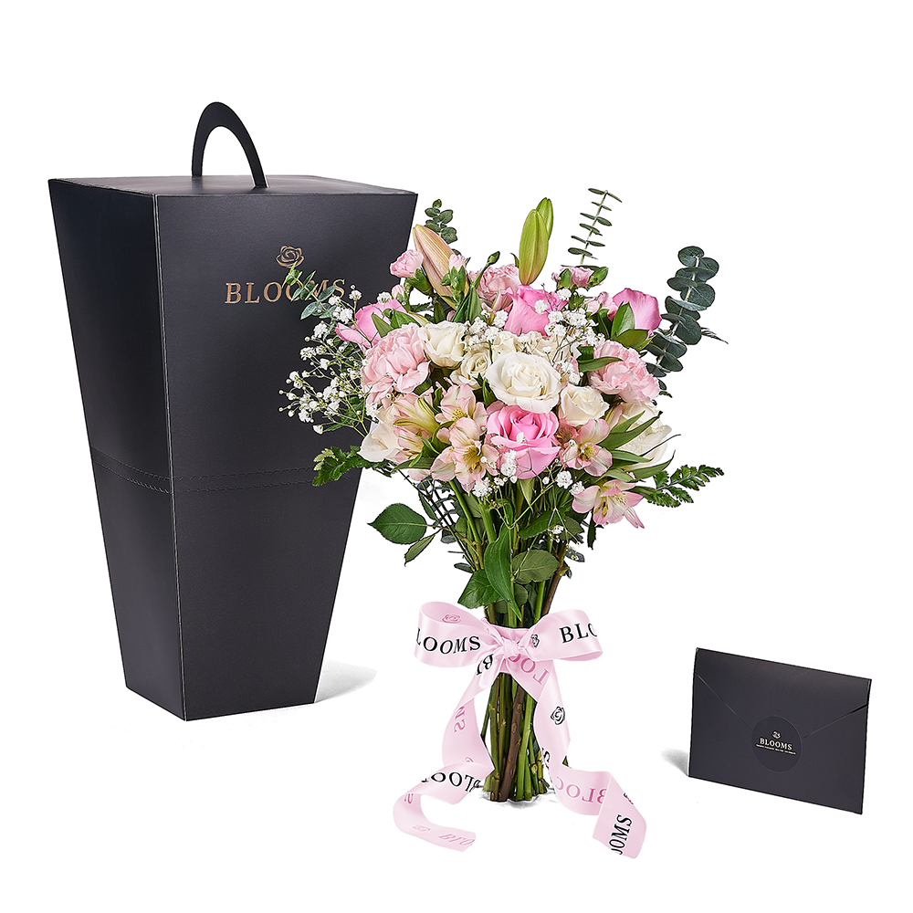 Pastel Dreams 12 Stems Mixed Roses - Mother's Day - Rose Bouquet Gift - Same Day Toronto Delivery