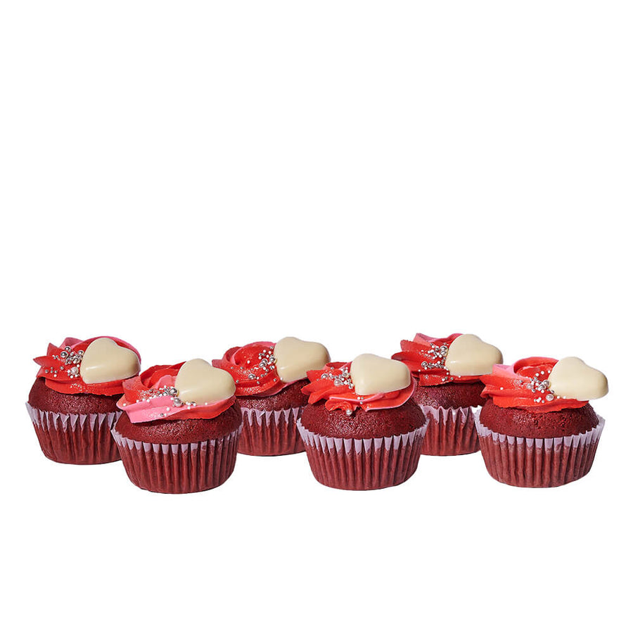 Sharable Heart Cupcakes