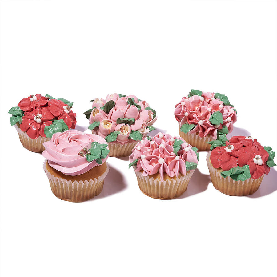 Sharable Sweet Floral Cupcakes