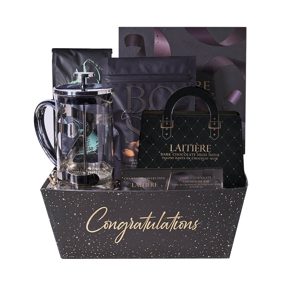 Sweetly Triumphant Graduation Gift Set, coffee gift, coffee, graduation gift, graduation, gourmet gift, gourmet, chocolate gift, chocolate