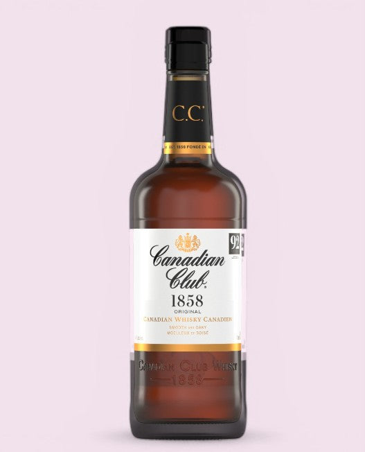 Canadian Club Whisky 750ml bottle included with whiskey gift