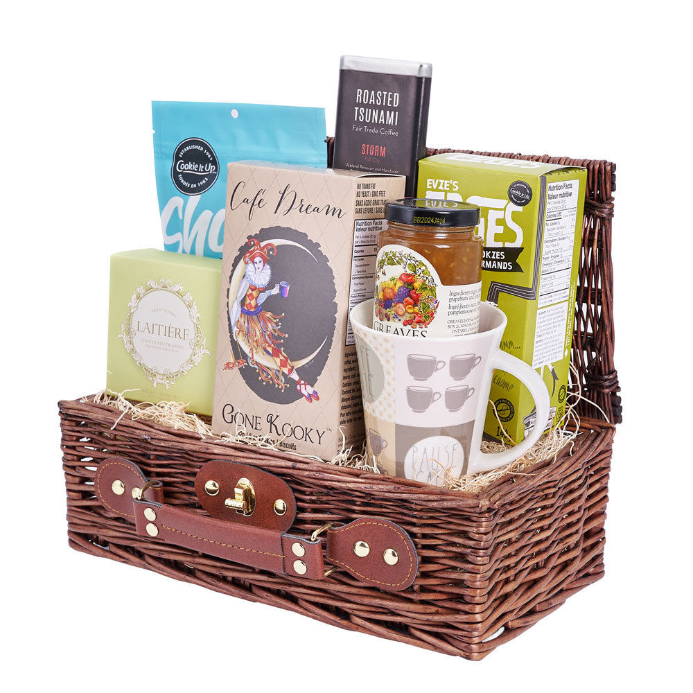 Bravely Bold Gourmet Coffee Gift Basket - Gourmet Gift Set - Toronto Delivery
