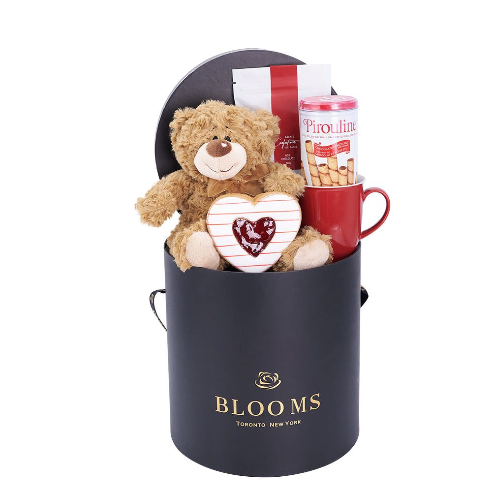 Mother’s Day Hot Chocolate &amp; Teddy Gift Box – Mother’s Day Gift Baskets – Same Day Toronto delivery