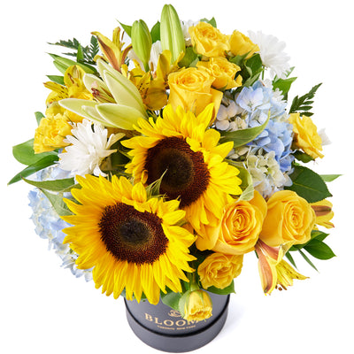 Crowning Glory Sunflower Arrangement, mixed flower assortment, sunflower assortment, sunflower arrangement delivery canada, toronto