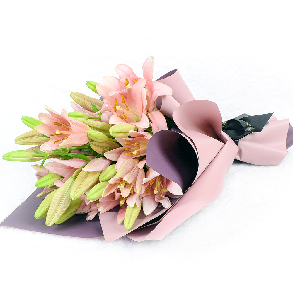 Toronto Same Day Flower Delivery - Toronto Flower Gifts - berry crush lily bouquet