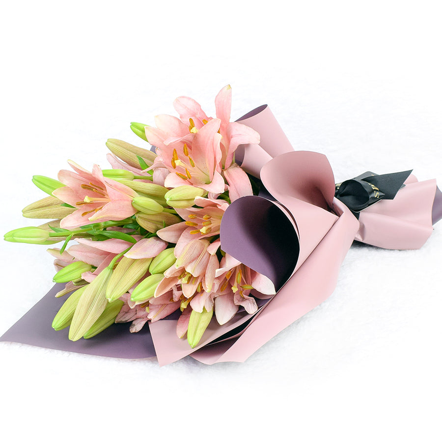 Toronto Same Day Flower Delivery - Toronto Flower Gifts - berry crush lily bouquet