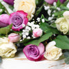 Mixed White and Purple Rose Bouquet - Toronto Same Day Flower Delivery - Toronto Flower Gifts