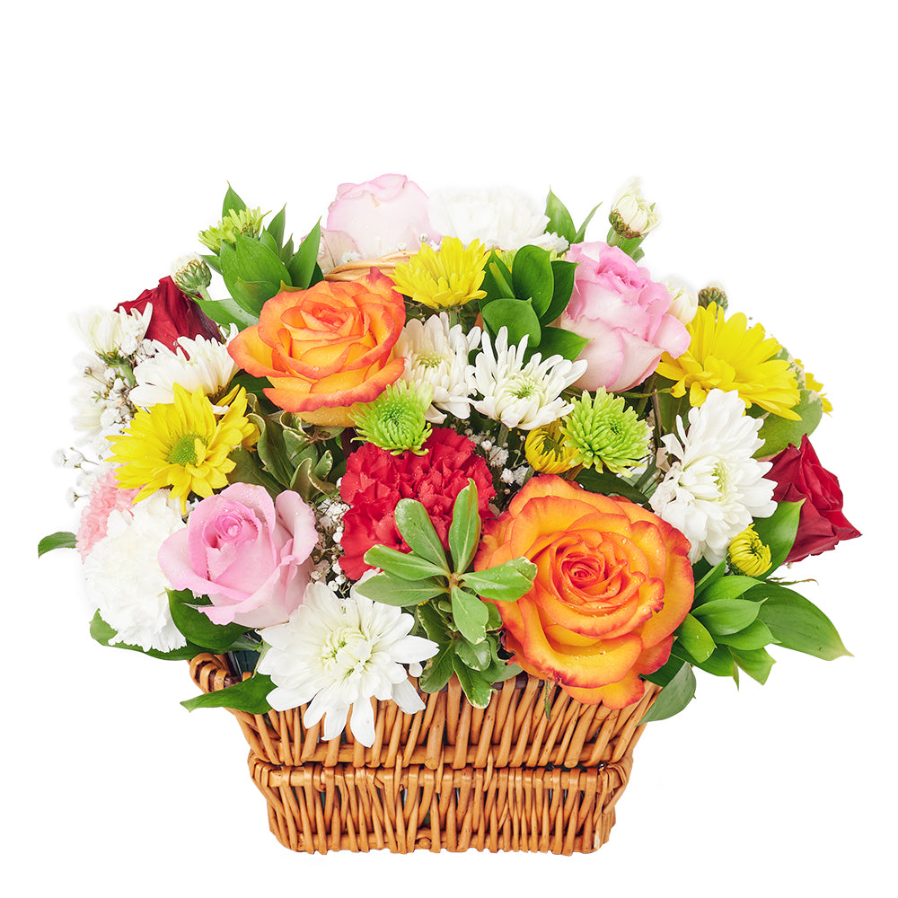 Bountiful Mixed Rose Arrangement – Floral Gifts – Toronto delivery 