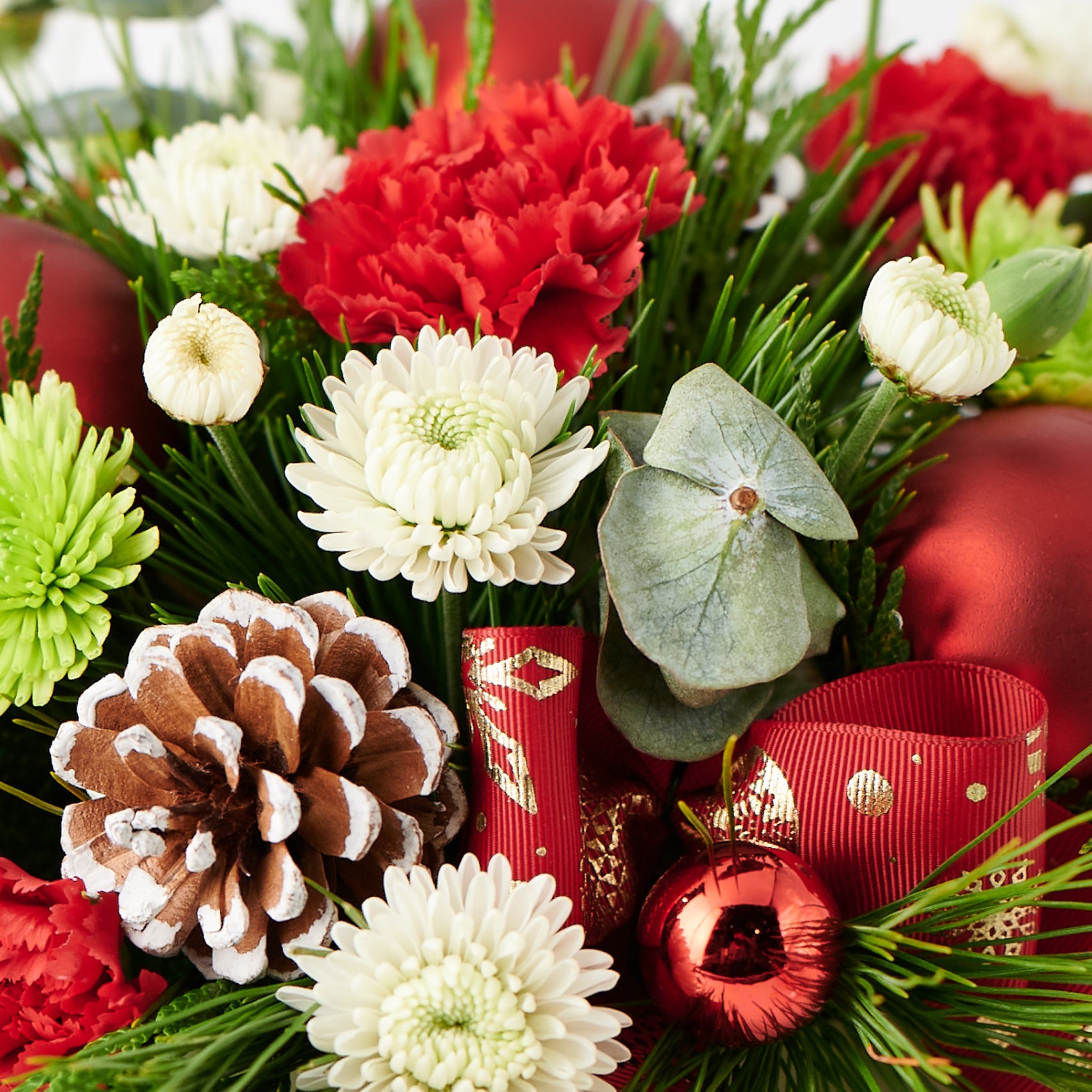 Holiday Mixed Floral Arrangement