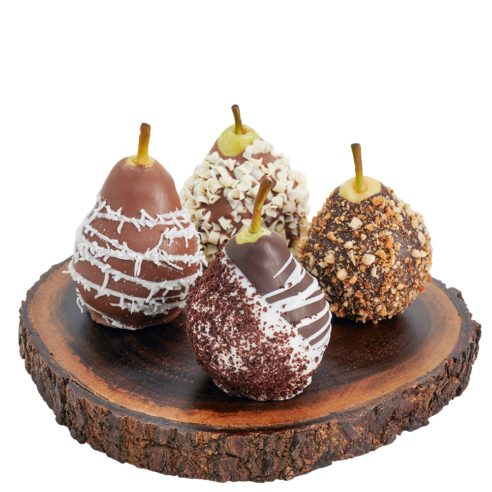 Chocolate Dipped Pears