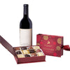 Christmas Wine & Chocolate Gift Set, Gourmet Gift Baskets, Wine Gift Baskets, Christmas Gift Baskets, Xmas Gifts, Truffles, Wine, Canada Delivery