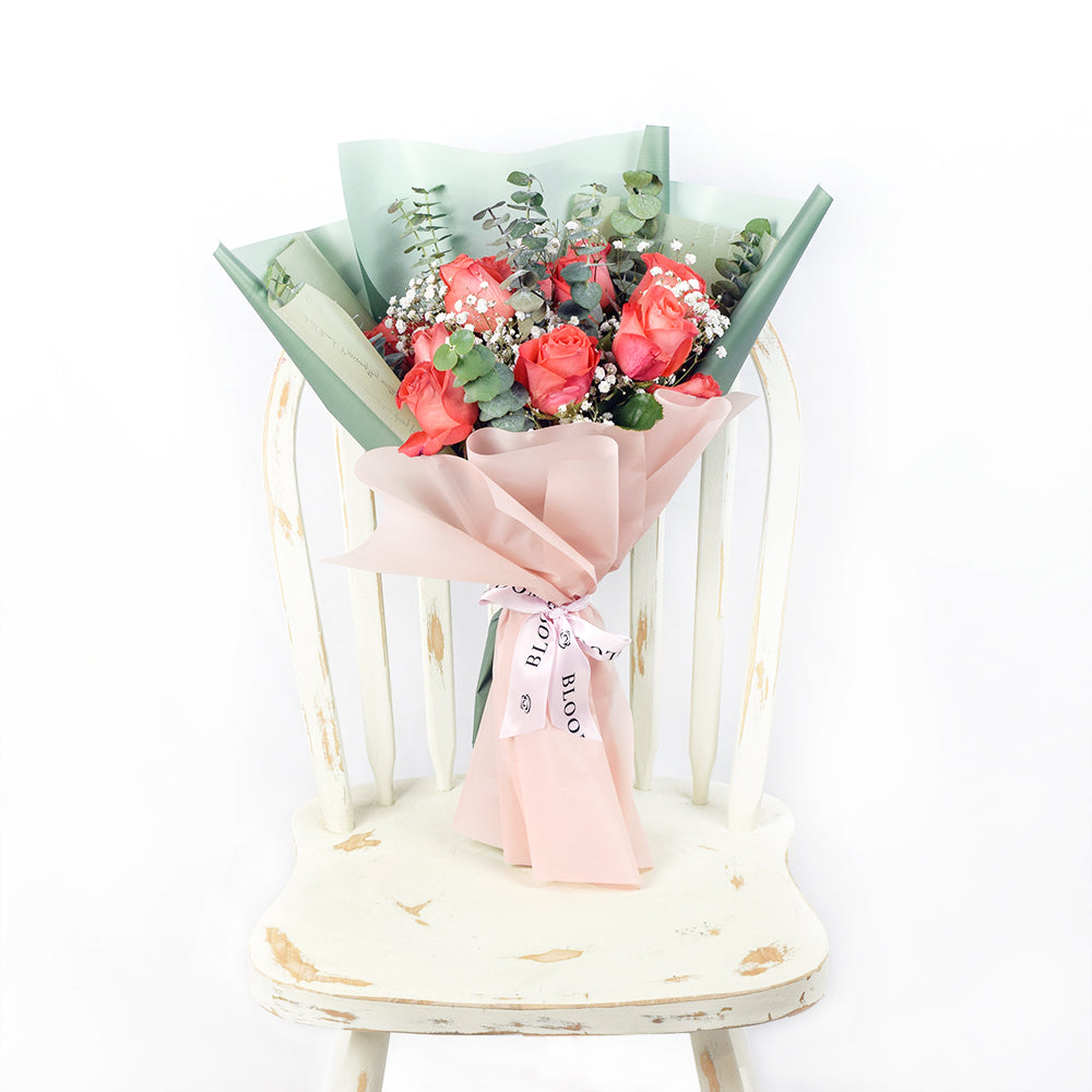 Coral Rose Dream Bouquet