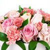 Graceful Pink Mixed Hat Box - Pink Floral Mix Gift Box - Same Day Toronto Delivery