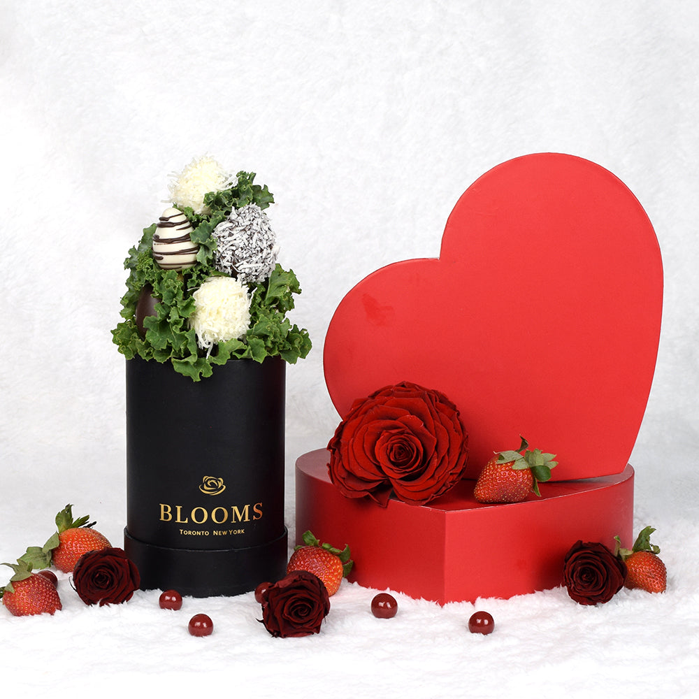 Valentine's Day 10 Chocolate Dipped Strawberries