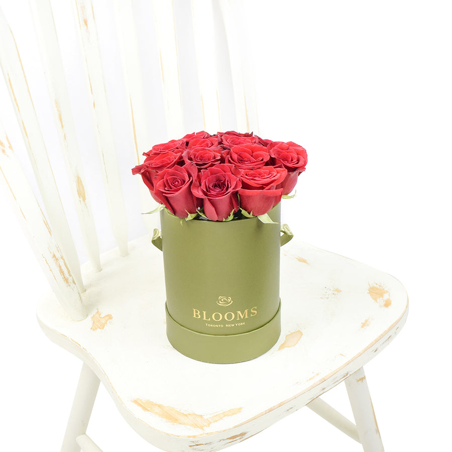 Red Rose & Spring Green Gift Box