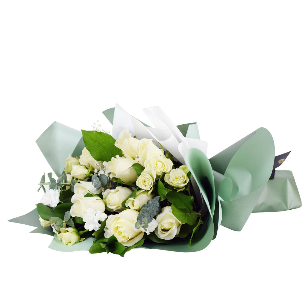 Parisian Whisper Tea Rose Bouquet - Toronto Rose Bouquet - Same Day Toronto Delivery