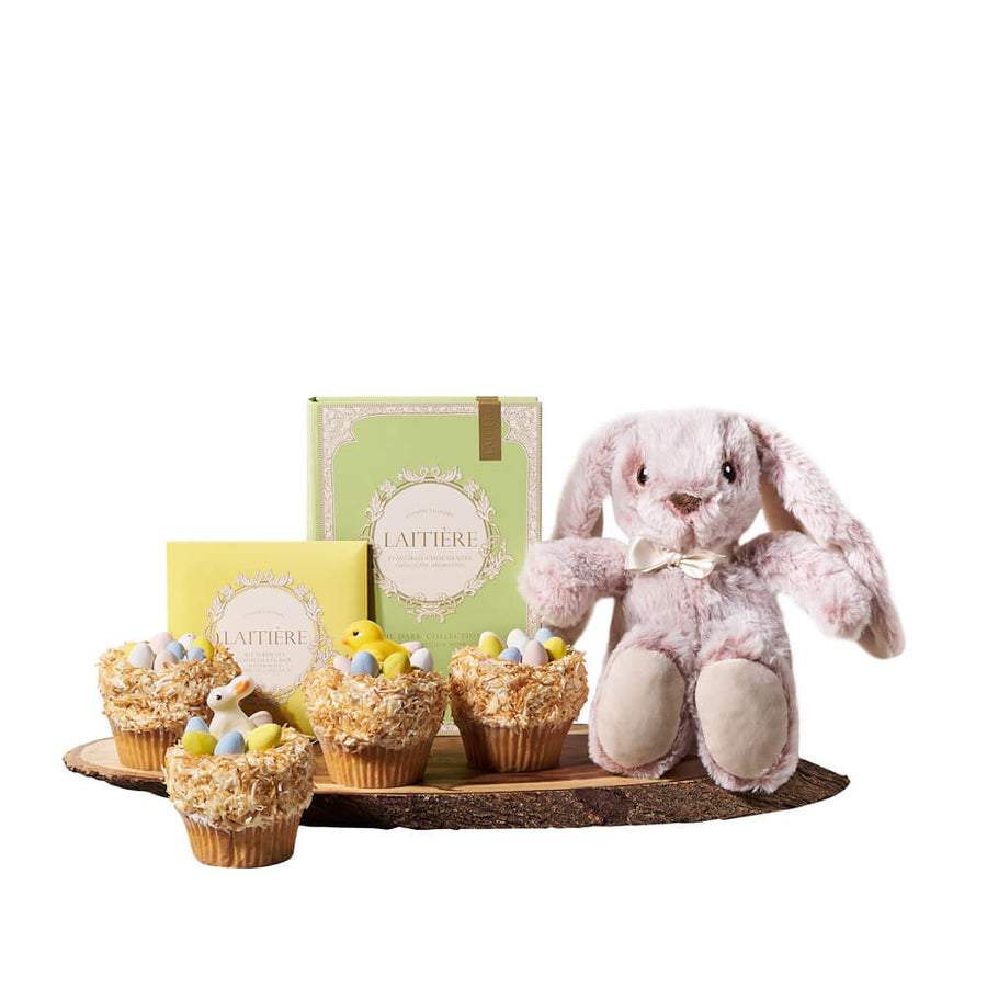 Easter Bunny Cupcakes & Chocolate Gift