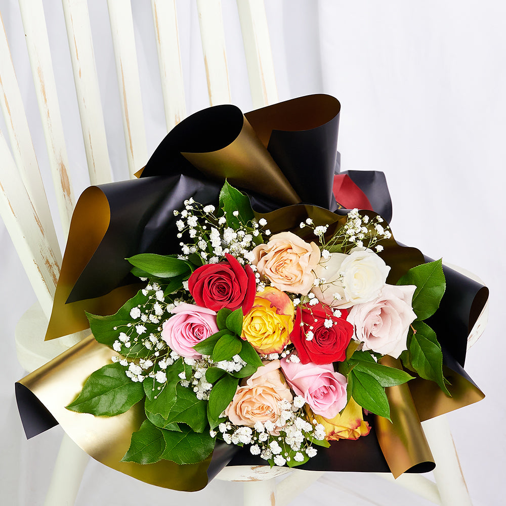 Enduring Charm Rose Bouquet – Rose Gifts – Toronto delivery