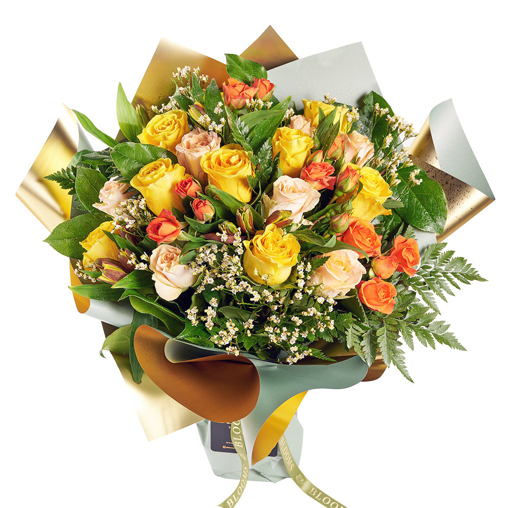 Toronto Same Day Flower Delivery - Toronto Flower Gifts - Mixed Rose Bouquet
