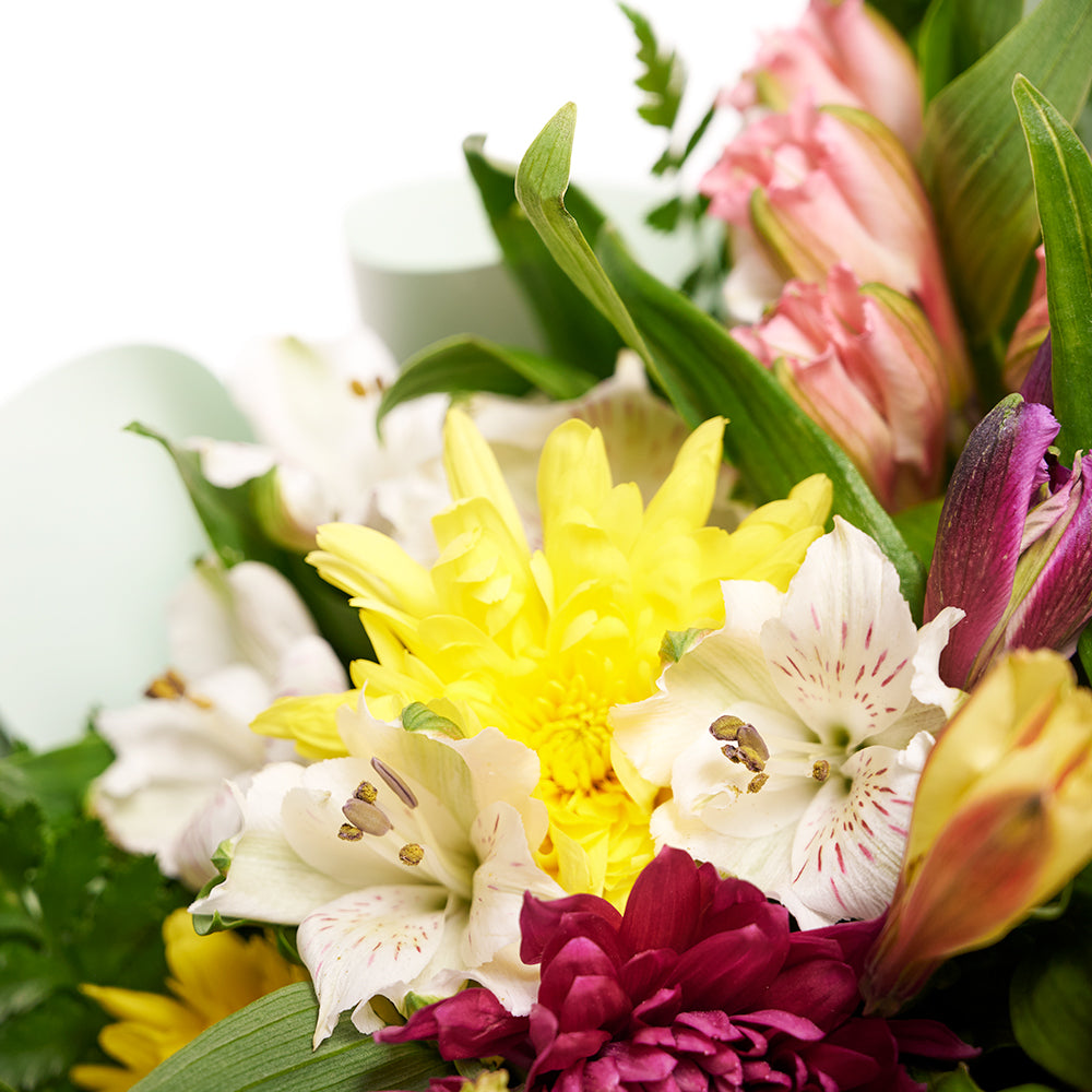 Eternal Sunshine Mixed Peruvian Lily Bouquet - Mixed Floral Bouquet Gift - Same Day Toronto Delivery