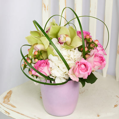 Follow Your Heart Mixed Arrangement - Mix Floral Gift - Same Day Toronto Delivery