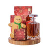Gingerbread Man & Holiday Decanter Gift, liquor gift, liquor, holiday gift, holiday, christmas gift, christmas, gourmet gift, gourmet