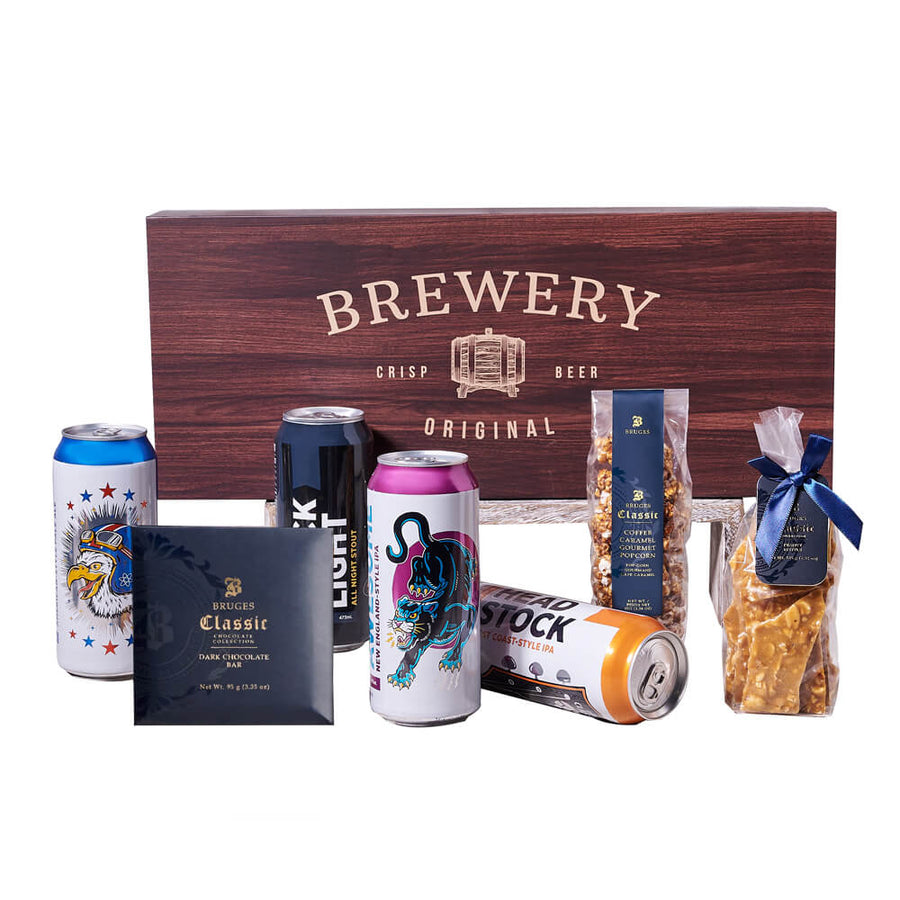 Gourmet Craft Beer & Dessert Gift Box, craft beer gift, craft beer, beer gift, beer, gourmet gift, gourmet