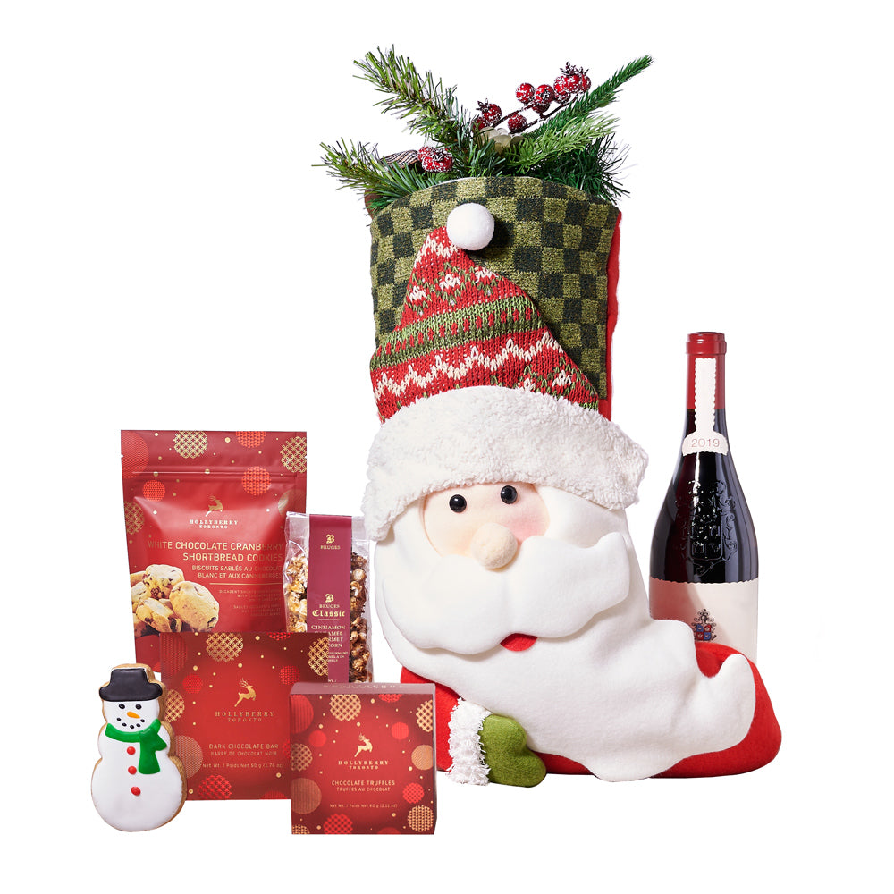 Holiday Stocking Wine Gift Set