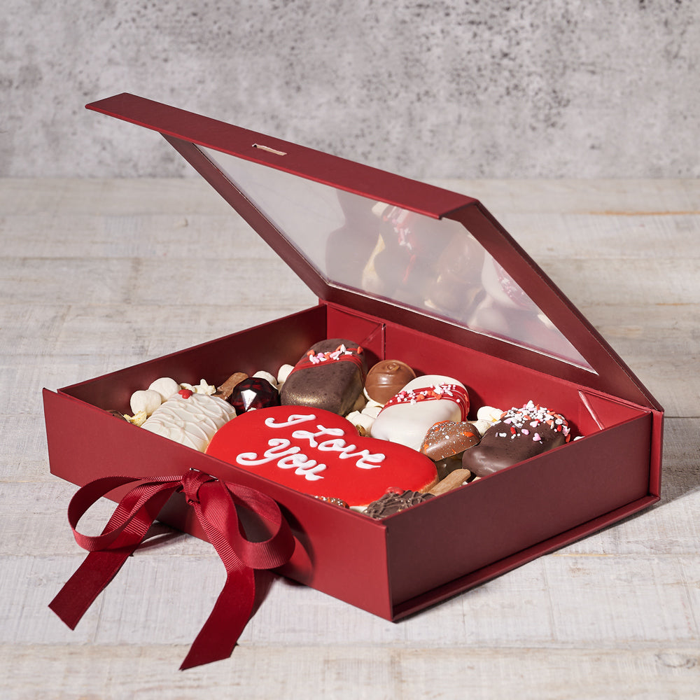 Valentine's Day Sweet Treat Gift Box, Valentine's Day gifts, sweets